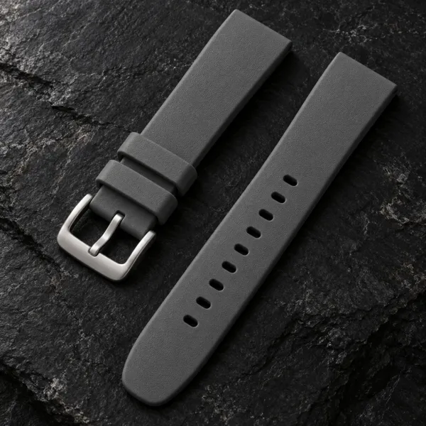 C04 GRAPHITE｜石墨微纹氟橡胶表带设计方向，AI概念图